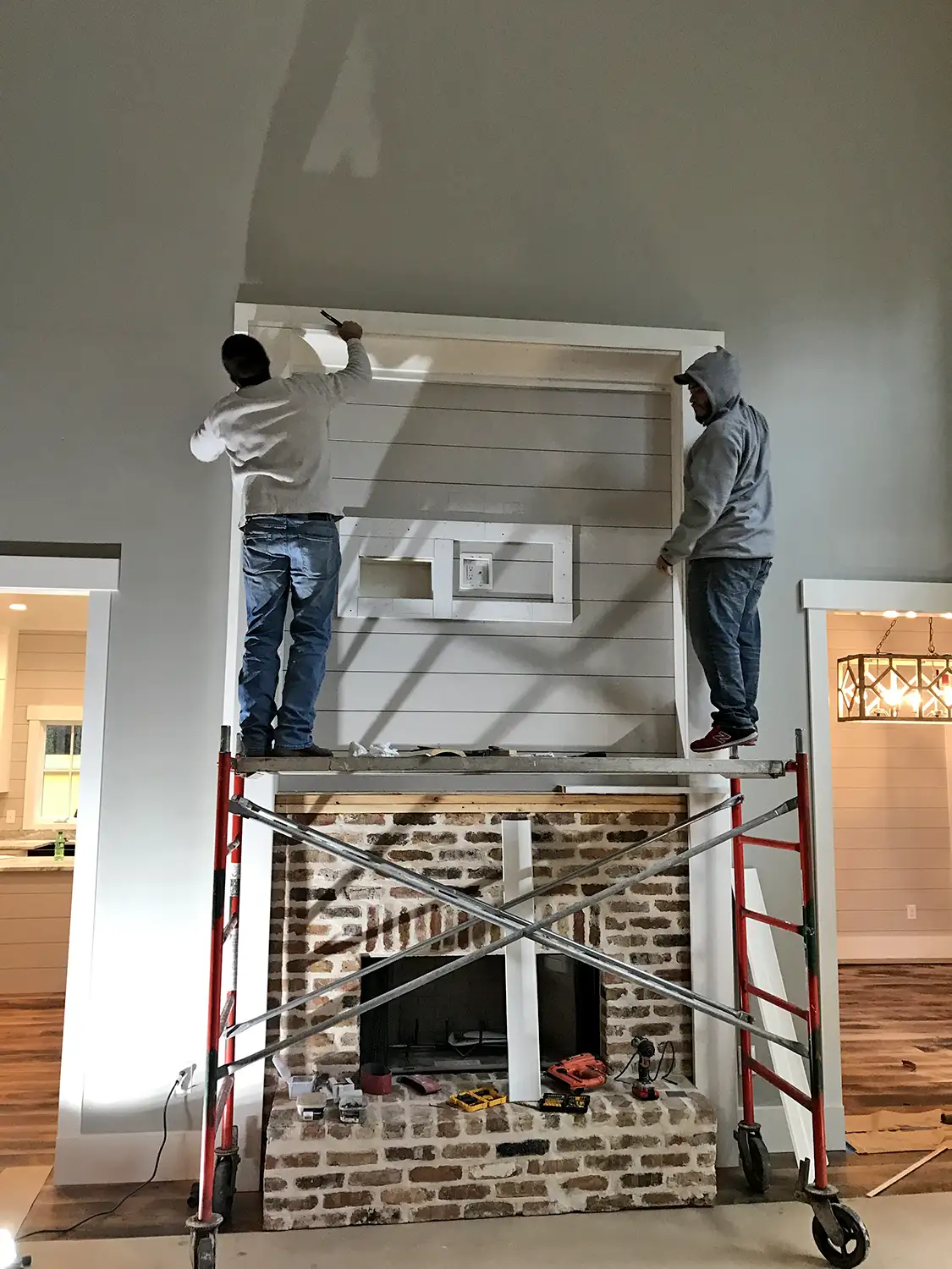 Luxury new home construction - Middle Field project progress photo 10 by McQuillen Custom Homes in Orange Beach, AL